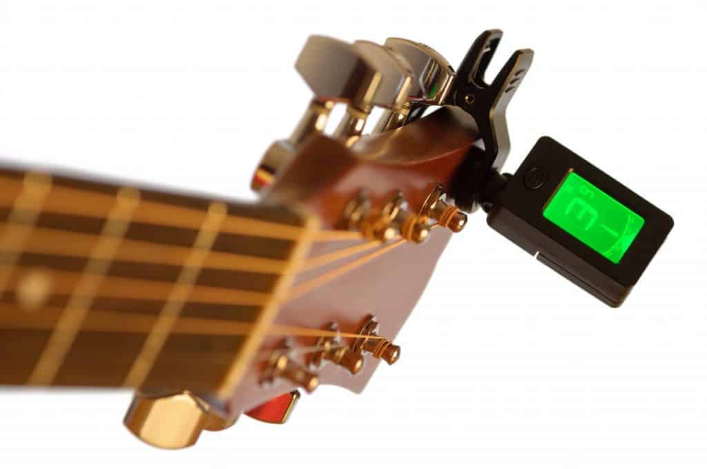 guitar clip-on tuner